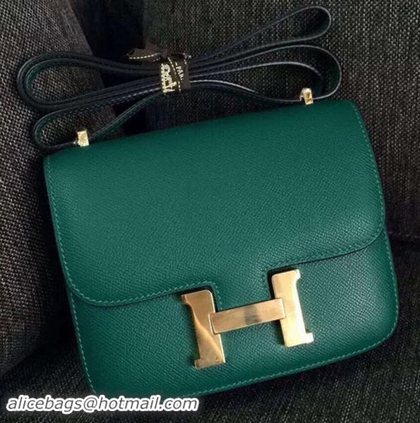 Big Enough Hermes Constance Bag Calfskin Leather H9999 Green