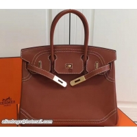 Low Cost Hermes Lace Birkin 30cm Bag in Swift Leather H60306 Brown