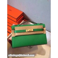 Shop Cheap Hermes Kelly 22cm Tote Bag Original Leather KL22 Green