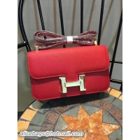 Top Grade Hermes Constance Bag Calfskin Leather H9978 Red