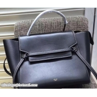 Grade Quality Celine Belt Tote Small Bag in Epsom Leather 71811 Quilt Black