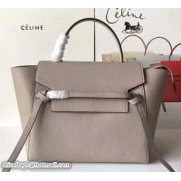 Sumptuous Celine Belt Tote Small Bag in Original Clemence Leather 72101 Lotus Pink