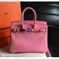 Best Product Hermes Birkin 30 Bag In Original Epsom Leather With Gold/Silver Hardware 72306 Pink