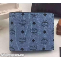 Purchase MCM Bi-fold Wallet 81015 Blue