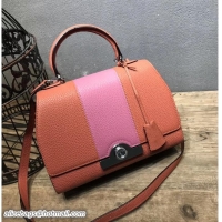 Trendy Design Moynat Petite Réjane Bag in Taurillon Gex Togo Leather M12202 Brick/Pink 2018