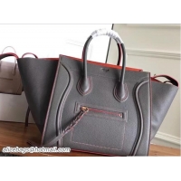 Popular Style Celine Luggage Phantom Bag in Original Grained Leather 21801 Etoupe