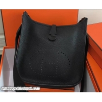 Best Price Hermes Togo Leather Evelyne III PM Bag 327011 Black