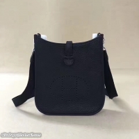 Hot Sell Hermes Togo Leather Mini Evelyne Bag 327017 Black