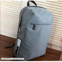 Duplicate Prada Nylon Backpack Bag 2VZ021 Gray 2018
