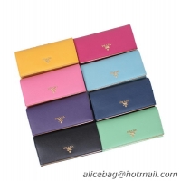 Prada 1M1132 Saffiano Leather Bi-Fold Wallet