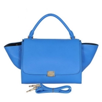 Fashion Celine Trapeze Bags Calf Leather C008 Blue