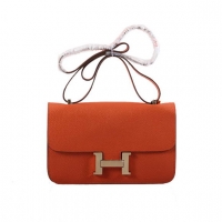 Hermes Constance Bag Togo Leather 1622L Orange Golden
