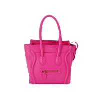 Celine Luggage Medium Bag Calf Leather Rosy