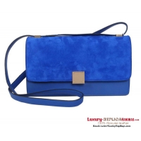 Celine Case Bag Nubuck Leather 17081 12072 Blue