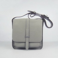 Hermes Gray Cow Leat...