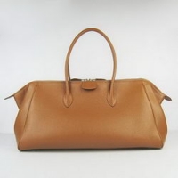 Hermes Jumbo Paris Bombay Bag Light Coffee