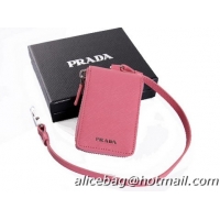 Prada Saffiano Leather Key Holder 2M1382 Pink