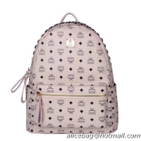 MCM Medium Top Studs Backpack MC4232 Beige