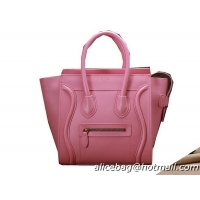 Celine Luggage Micro Boston Bag Original Leather 3307 Pink