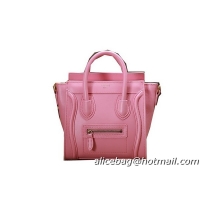 Celine Luggage Nano Boston Bag Original Leather 3309 Pink