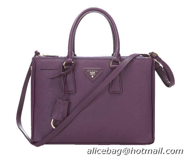 Prada 30cm Saffiano Leather Tote Bag BN18201 Purple