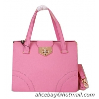 Prada Grainy Leather Top Handle Bag BN2725 Pink
