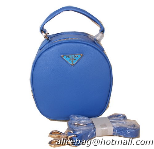 Prada Saffiano Leather Hobo Bags BL0896 Blue