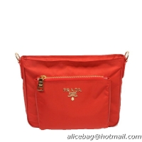 Prada Nylon Fabric Shoulder Bag BT0693 Orange