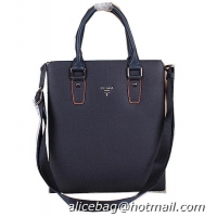 PRADA Saffiano Leather Business Tote Bag 500463 Royal
