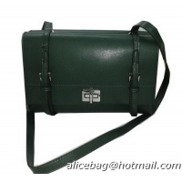 Prada Lux Nappa Leather Flap Bags BT0993 Green