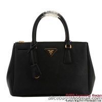 Prada Saffiano 30cm Tote Bag BN18201 - Black