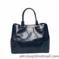 Prada Bright Leather Tote Bag BN2533 RoyalBlue