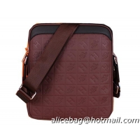 Hermes Messenger Bag Original Leather H66164 Burgundy