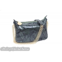 Stella McCartney Snake Leather Cross Body Bag 835 Green