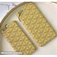 Low Price Goyard iPhone Cover Case GD890 Yellow