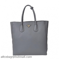 Prada Original Leather Tote Bags BN2773 Grey