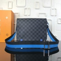 Durable Louis Vuitton Damier Graphite Canvas District PM N42420