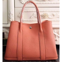 Good Quality Hermes Garden Party 36cm 30cm Tote Bag Original Leather A129L Light Pink