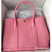 Affordable Price Hermes Leather Garden Party Medium Bag H74001 Pink