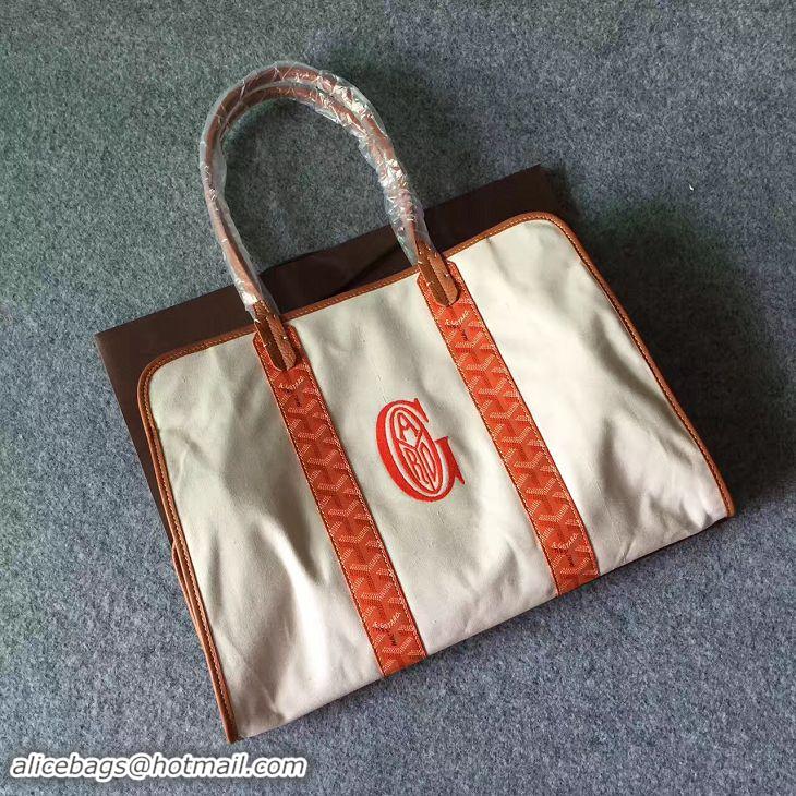 Free Shipping Discount Goyard Sac Hardy Tote Embroidery Bag 8956 Orange