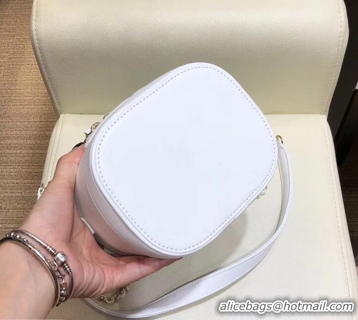 Low Cost Chanel Lambskin CC Logo Coco Vanity Case Bag AS0323 White 2019