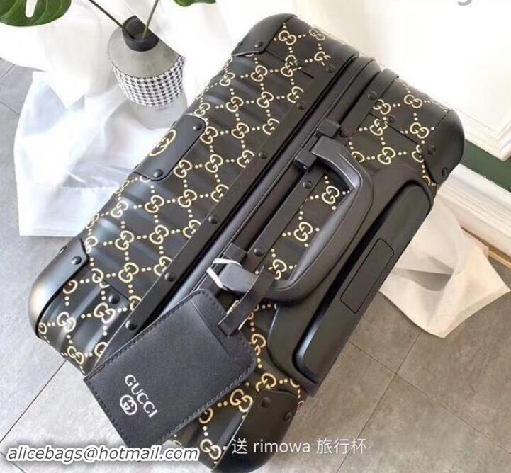 New Stylish Gucci x Rimowa GG Luggage 547999 Black 2019
