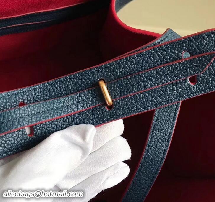 Hot Style celine grained calfskin phantom luggage 419016 blue/red