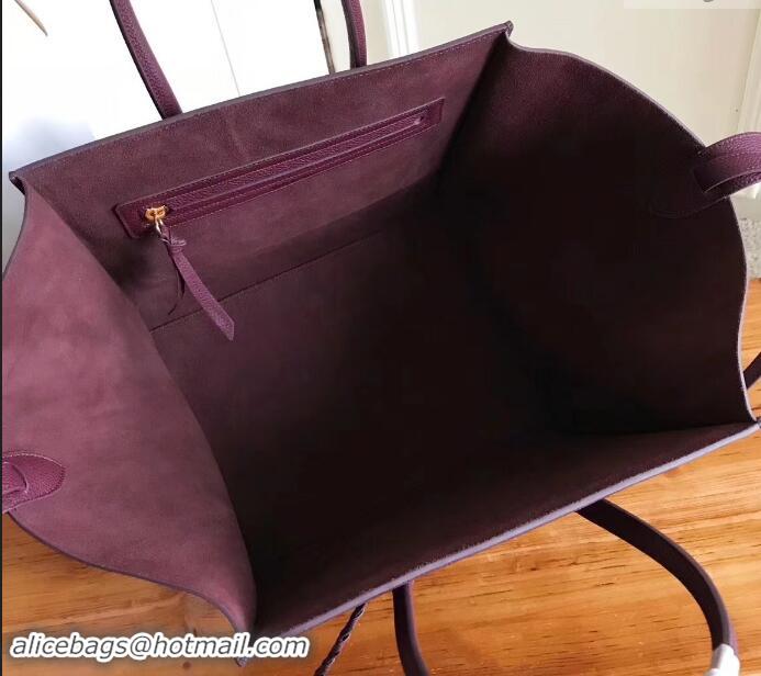 Comfortable celine grained calfskin phantom luggage 419016 burgundy