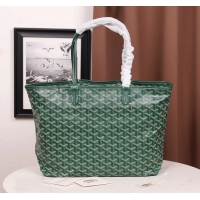 Low Cost Goyard Artois Zipper Tote Bag 00319 Green