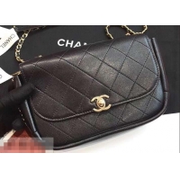 aaaaa Chanel Casual Trip Messenger Flap Bag 40061 Black 2019