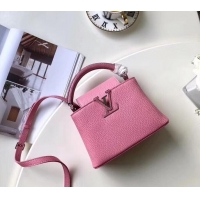 Duplicate Louis Vuitton Capucines Mini Bag Lizard Handle N94049 Colchique 