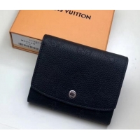 Grade Quality Louis Vuitton Mahina Leather Iris Compact Wallet M62540 Noir 2019 