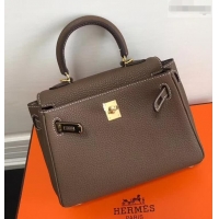 Good Product Hermes Kelly Mini 20 Handbag 420011 Grey 