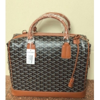 Sophisticated Goyard Duffle Bag 8976 Black And Tan